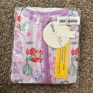 Disney Ariel Purple Pajama Set little sleepies